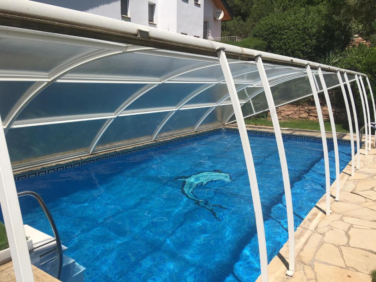 Casa Acogedora Familiar Con Piscina Pallejá Buitenkant foto