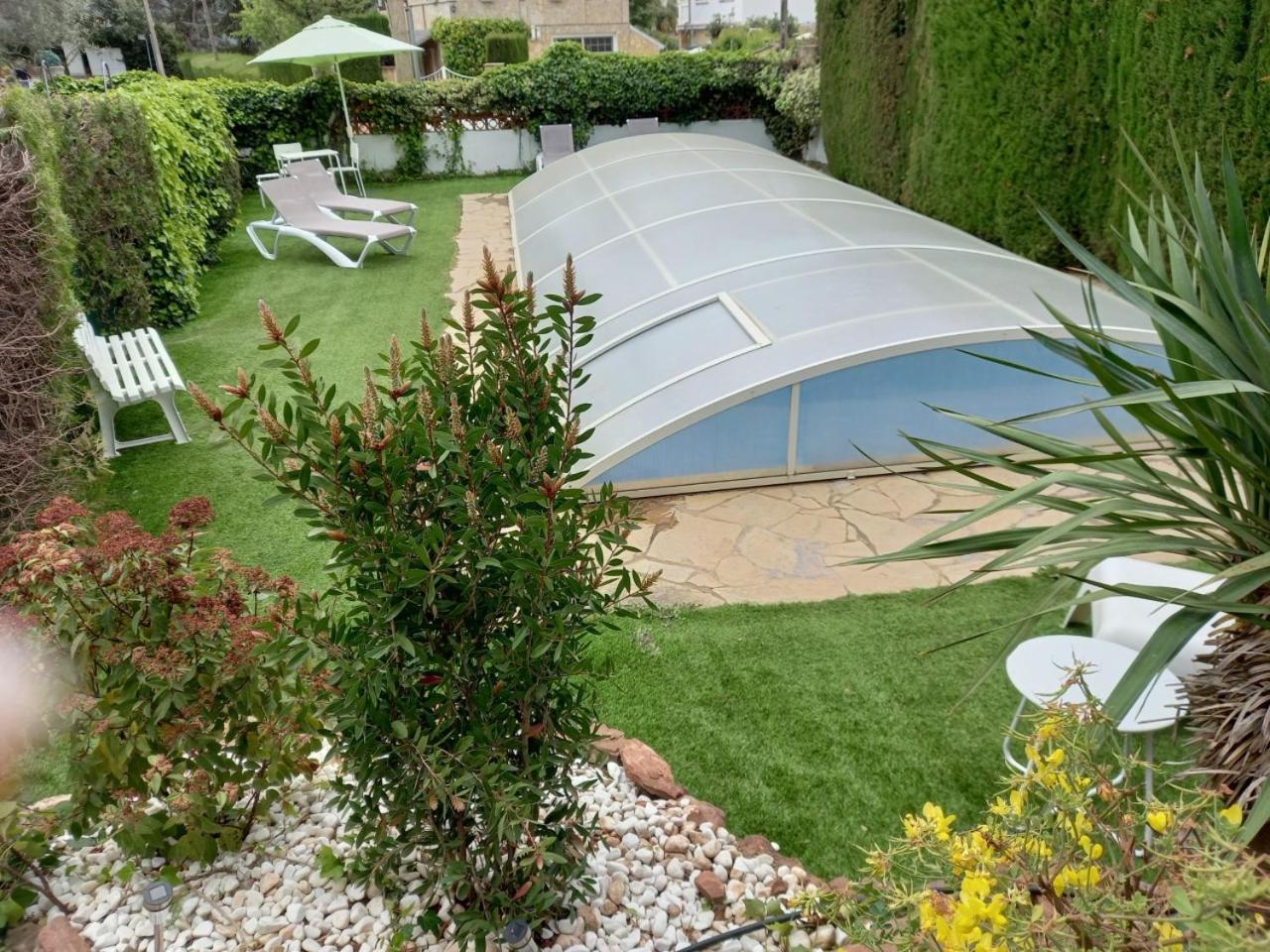 Casa Acogedora Familiar Con Piscina Pallejá Buitenkant foto
